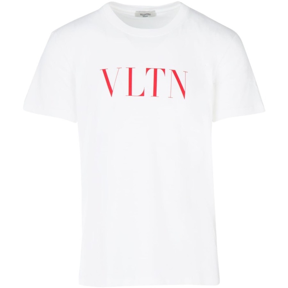 Valentino White Tee with Red Print